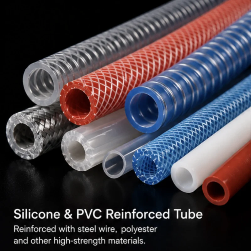 Silicone & PVC Reinforced Hoses