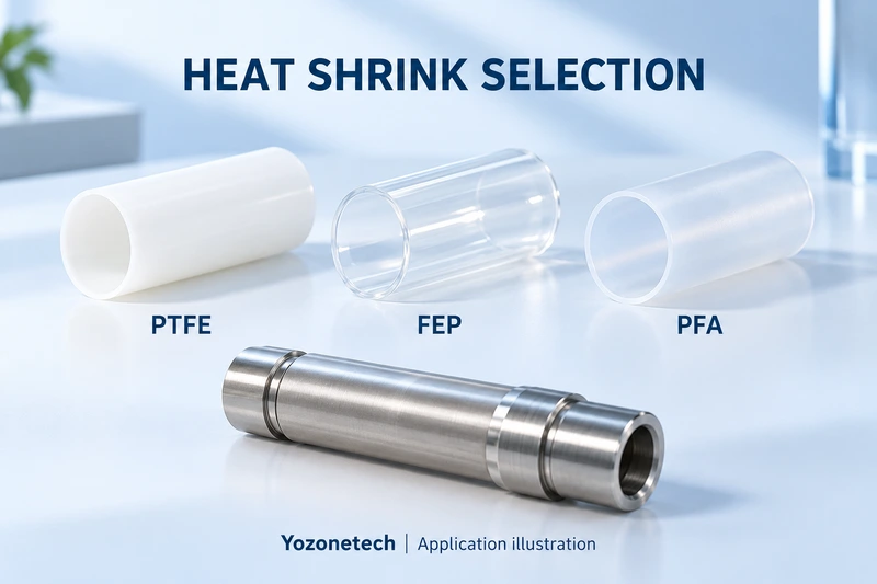 Comparing PTFE FEP and PFA Heat Shrink Tubing